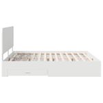 Casa si Gradina - Mobilier - Paturi si accesorii - Paturi - Cadru de pat cu headboard Alb 180 x 200 cm Lemn compozit - Infinity.ro