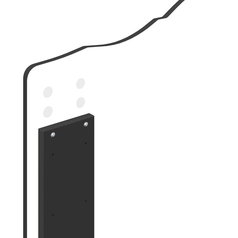 Casa si Gradina - Mobilier - Paturi si accesorii - Paturi - Cadru de pat cu headboard Negru 90 x 200 cm Lemn de pin masiv - Infinity.ro