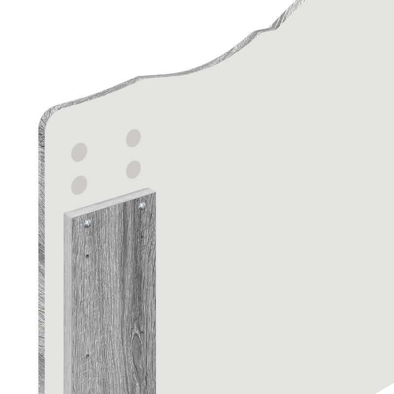 Casa si Gradina - Mobilier - Paturi si accesorii - Paturi - Cadru de pat Gri Sonoma 90 x 190 cm Lemn de pin masiv - Infinity.ro