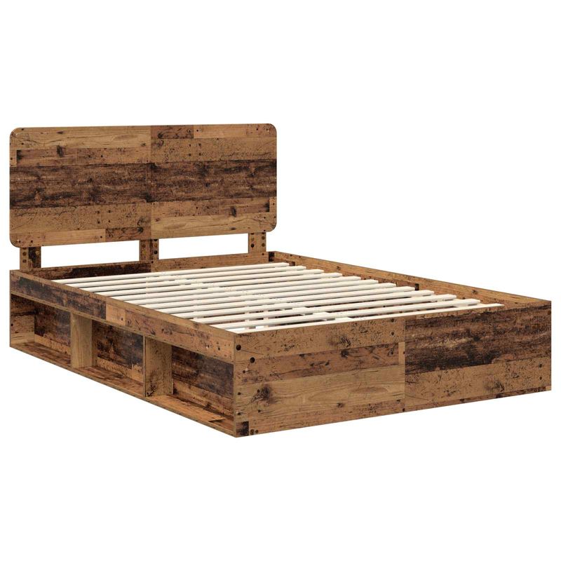 Casa si Gradina - Mobilier - Paturi si accesorii - Paturi - Cadru de pat Lemn vechi 150 x 200 cm Lemn de pin masiv - Infinity.ro