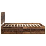 Casa si Gradina - Mobilier - Paturi si accesorii - Paturi - Cadru de pat Lemn vechi 150 x 200 cm Lemn de pin masiv - Infinity.ro