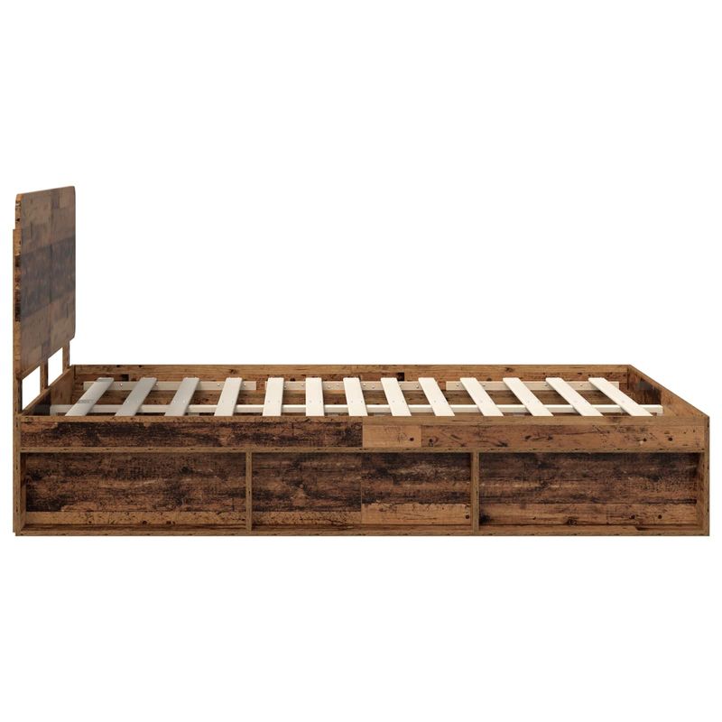 Casa si Gradina - Mobilier - Paturi si accesorii - Paturi - Cadru de pat Lemn vechi 150 x 200 cm Lemn de pin masiv - Infinity.ro