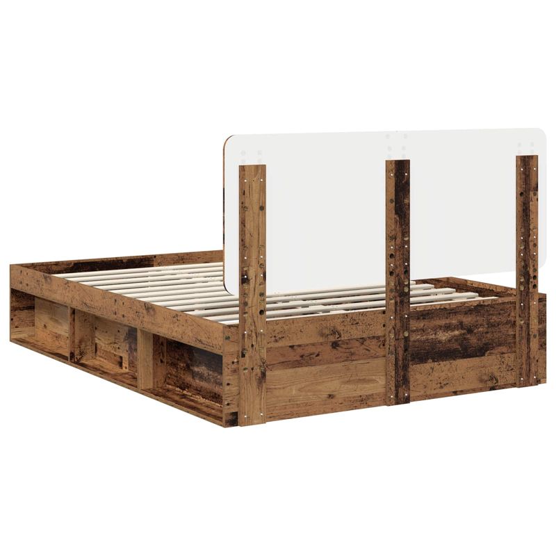 Casa si Gradina - Mobilier - Paturi si accesorii - Paturi - Cadru de pat Lemn vechi 150 x 200 cm Lemn de pin masiv - Infinity.ro
