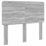 Casa si Gradina - Mobilier - Paturi si accesorii - Paturi - Cadru de pat Gri Sonoma 135 x 190 cm Lemn de pin masiv - Infinity.ro