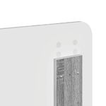 Casa si Gradina - Mobilier - Paturi si accesorii - Paturi - Cadru de pat Gri Sonoma 135 x 190 cm Lemn de pin masiv - Infinity.ro