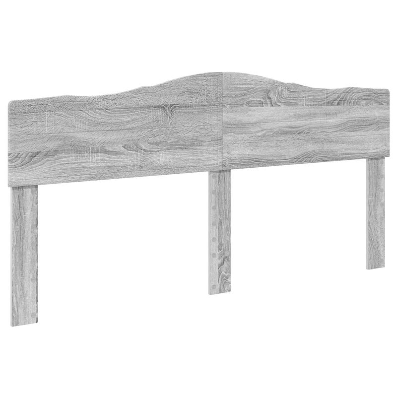 Casa si Gradina - Mobilier - Paturi si accesorii - Paturi - Cadru de pat cu headboard Gri Sonoma 180 x 200 cm Lemn compozit - Infinity.ro