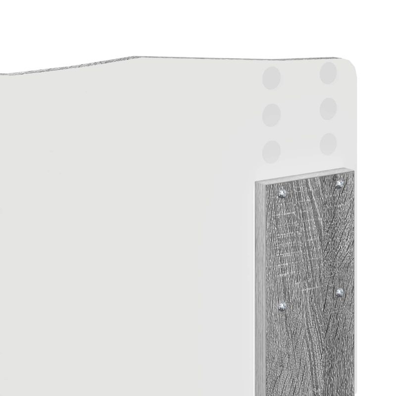 Casa si Gradina - Mobilier - Paturi si accesorii - Paturi - Cadru de pat cu headboard Gri Sonoma 180 x 200 cm Lemn compozit - Infinity.ro