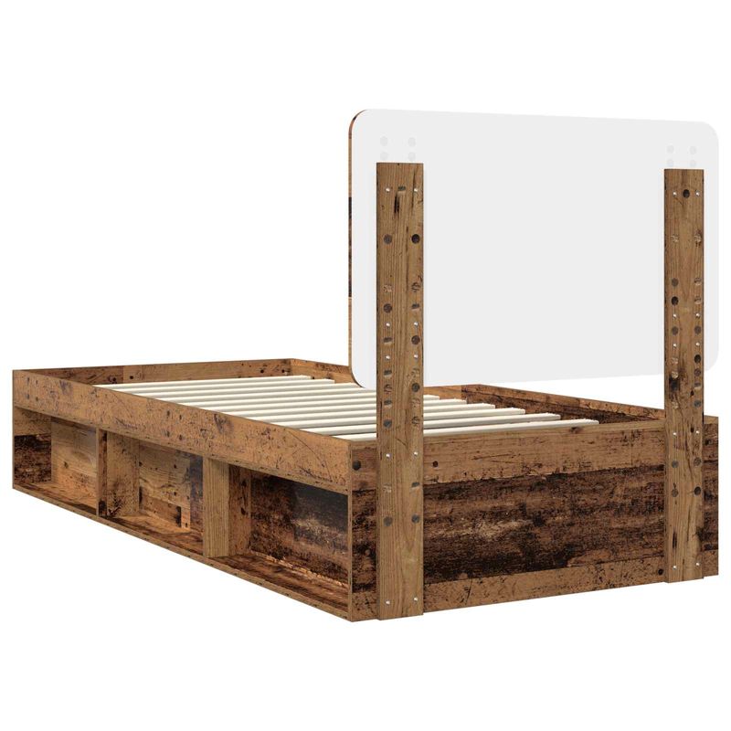 Casa si Gradina - Mobilier - Paturi si accesorii - Paturi - Cadru de pat Lemn vechi 90 x 190 cm Lemn de pin masiv - Infinity.ro