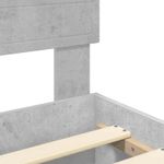Casa si Gradina - Mobilier - Paturi si accesorii - Paturi - Cadru de pat cu sertar Gri din beton 180 x 200 cm Lemn compozit - Infinity.ro