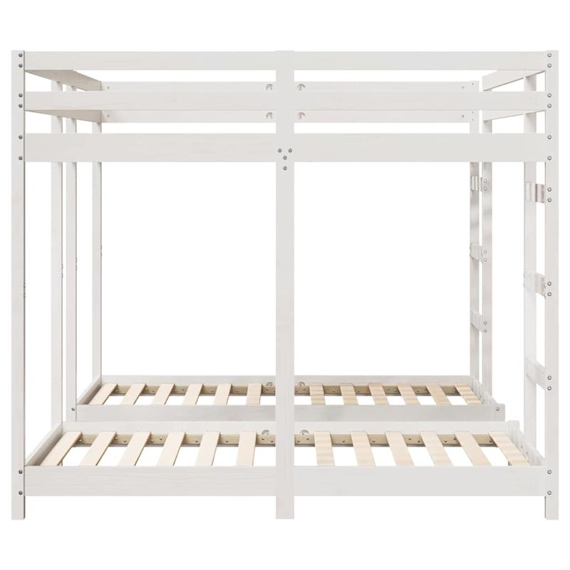 Casa si Gradina - Mobilier - Paturi si accesorii - Paturi - Cadru de pat supraetajat triplu Alb 160 x 200 cm - Infinity.ro