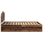 Casa si Gradina - Mobilier - Paturi si accesorii - Paturi - Cadru de pat Lemn vechi 150 x 200 cm Lemn de pin masiv - Infinity.ro