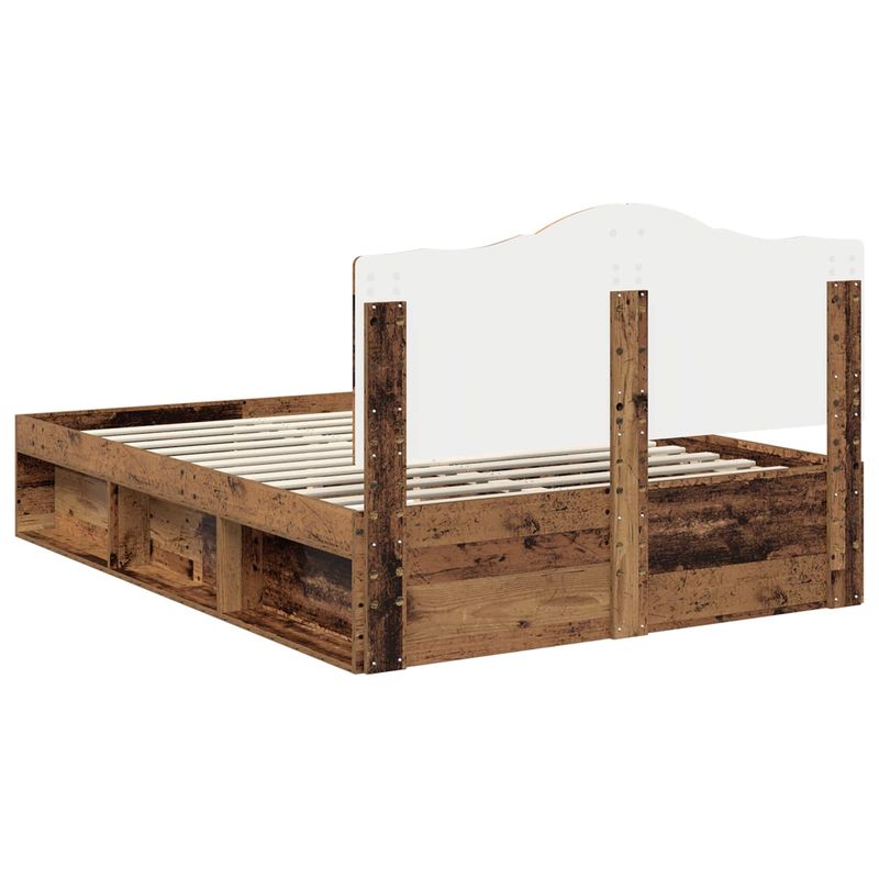 Casa si Gradina - Mobilier - Paturi si accesorii - Paturi - Cadru de pat Lemn vechi 150 x 200 cm Lemn de pin masiv - Infinity.ro