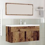 Casa si Gradina - Mobilier - Mobilier baie - Comode baie - Dulap de Baie Lemn Vechi 100 x 38,5 x 46 cm Lemn compozit - Infinity.ro