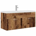Casa si Gradina - Mobilier - Mobilier baie - Comode baie - Dulap de Baie Lemn Vechi 100 x 38,5 x 46 cm Lemn compozit - Infinity.ro