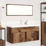 Casa si Gradina - Mobilier - Mobilier baie - Comode baie - Dulap de Baie Lemn Vechi 100 x 38,5 x 46 cm Lemn compozit - Infinity.ro