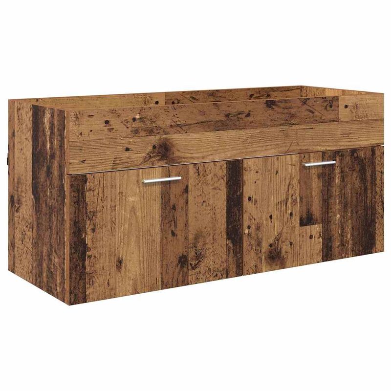 Casa si Gradina - Mobilier - Mobilier baie - Comode baie - Dulap de Baie Lemn Vechi 100 x 38,5 x 46 cm Lemn compozit - Infinity.ro