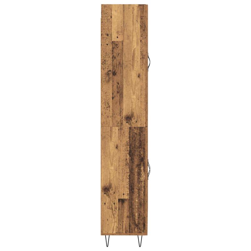 Casa si Gradina - Mobilier - Comode si corpuri - Comode - Bufet 2 pcs Lemn vechi Lemn tehnic si sticla - Infinity.ro