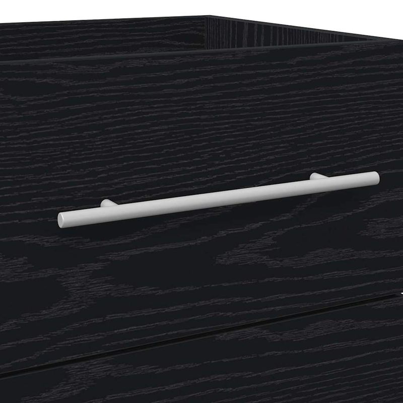 Casa si Gradina - Mobilier - Mobilier baie - Corpuri baie - Dulap pentru Chiuveta de Baie cu sertar Negru 42 x 39 x 52 cm - Infinity.ro