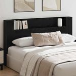 Casa si Gradina - Mobilier - Paturi si accesorii - Accesorii paturi - Tablie de pat cu LED, albastru, 90x5x118/128 cm, textil - Infinity.ro