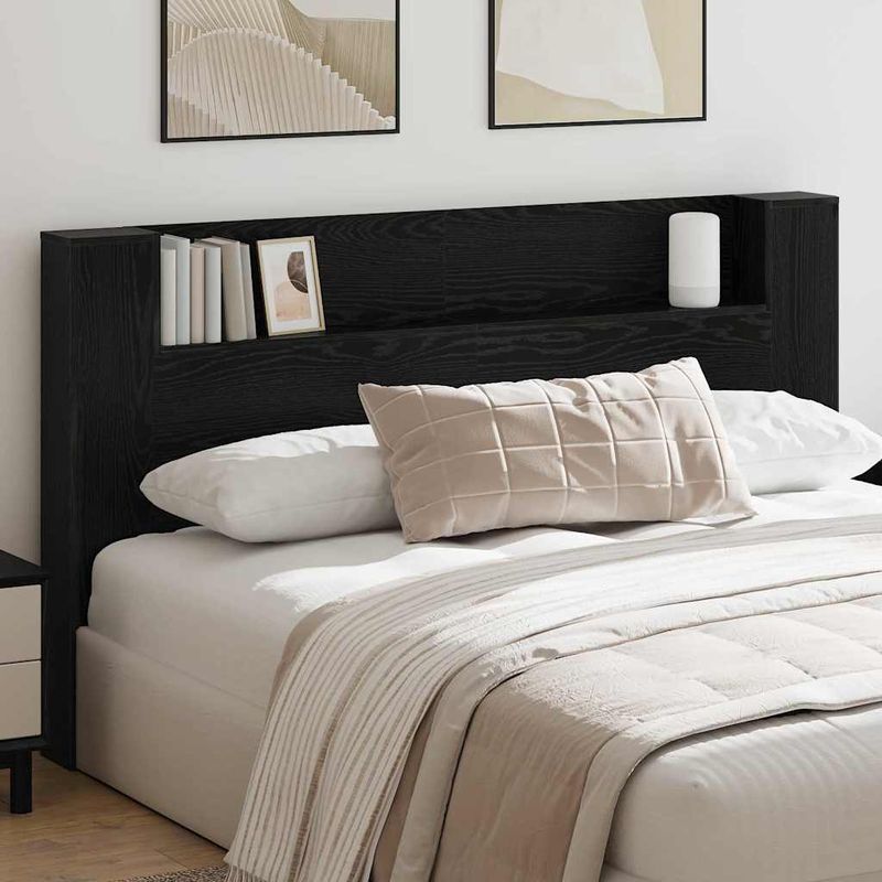 Casa si Gradina - Mobilier - Paturi si accesorii - Accesorii paturi - Tablie de pat cu LED, albastru, 90x5x118/128 cm, textil - Infinity.ro