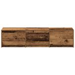 Casa si Gradina - Mobilier - Comode si corpuri - Comode - Dulap TV cu LED-uri Lemn Vechi 162 x 34 x 40 cm Lemn compozit - Infinity.ro