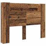 Casa si Gradina - Mobilier - Paturi si accesorii - Accesorii paturi - Tablie de pat cu LED, albastru inchis, 203x16x118/128cm catifea - Infinity.ro