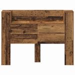 Casa si Gradina - Mobilier - Paturi si accesorii - Accesorii paturi - Tablie de pat cu LED, albastru inchis, 203x16x118/128cm catifea - Infinity.ro