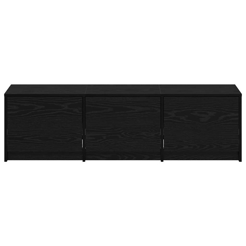 Casa si Gradina - Mobilier - Comode si corpuri - Comode - Dulap TV cu LED-uri Stejar Negru 140 x 34 x 40 cm Lemn compozit - Infinity.ro