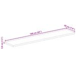 Casa si Gradina - Mobilier - Feronerie si accesorii mobila - Blat de masa, 160x20x3,8cm, dreptunghiular, lemn masiv reciclat - Infinity.ro