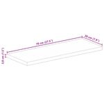 Casa si Gradina - Mobilier - Feronerie si accesorii mobila - Blat de masa, 70x20x3,8 cm, dreptunghiular, lemn masiv reciclat - Infinity.ro