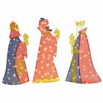 Casa si Gradina - Decoratiuni - Decoratiuni de sezon - Iluminat de Craciun 3 pcs Alb cald 105 cm tesatura - Infinity.ro