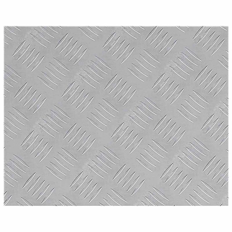Casa si Gradina - Textile si covoare - Covoare - Covoare casa - Placi cu tablouri 2 pcs Argintiu 50 x 40 cm Aluminiu - Infinity.ro