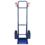 Casa si Gradina - Constructii - Depozitare, transport si protectie - Accesorii echipamente pentru transport si ridicat - Carucior manual Albastru si rosu 49,5 x 53 x 114 cm Otel - Infinity.ro