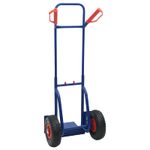 Casa si Gradina - Constructii - Depozitare, transport si protectie - Accesorii echipamente pentru transport si ridicat - Carucior manual Albastru si rosu 49,5 x 53 x 114 cm Otel - Infinity.ro