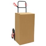Casa si Gradina - Constructii - Depozitare, transport si protectie - Accesorii echipamente pentru transport si ridicat - Carucior manual Negru si rosu 64,5 x 49,5 x 114 cm Otel - Infinity.ro