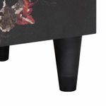 Casa si Gradina - Mobilier - Comode si corpuri - Noptiere - Noptiera cu usa Negru 40 x 33 x 46 cm Lemn de mango solid - Infinity.ro