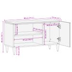 Casa si Gradina - Mobilier - Dulapuri si sifoniere - Dulapuri - Dulapuri de depozitare cu usa Multicolour 80 x 31,5 x 46 cm - Infinity.ro