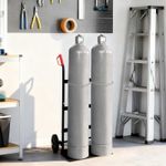 Casa si Gradina - Constructii - Depozitare, transport si protectie - Accesorii echipamente pentru transport si ridicat - Carucior manual Negru si rosu 63 x 43,5 x 110 cm Otel - Infinity.ro