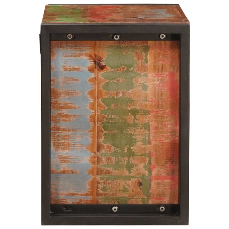 Casa si Gradina - Bucatarie si vesela - Accesorii bar - Carafe si decantoare - Raft pentru vin Maro 100 x 45 x 33 cm Lemn recuperat solid - Infinity.ro