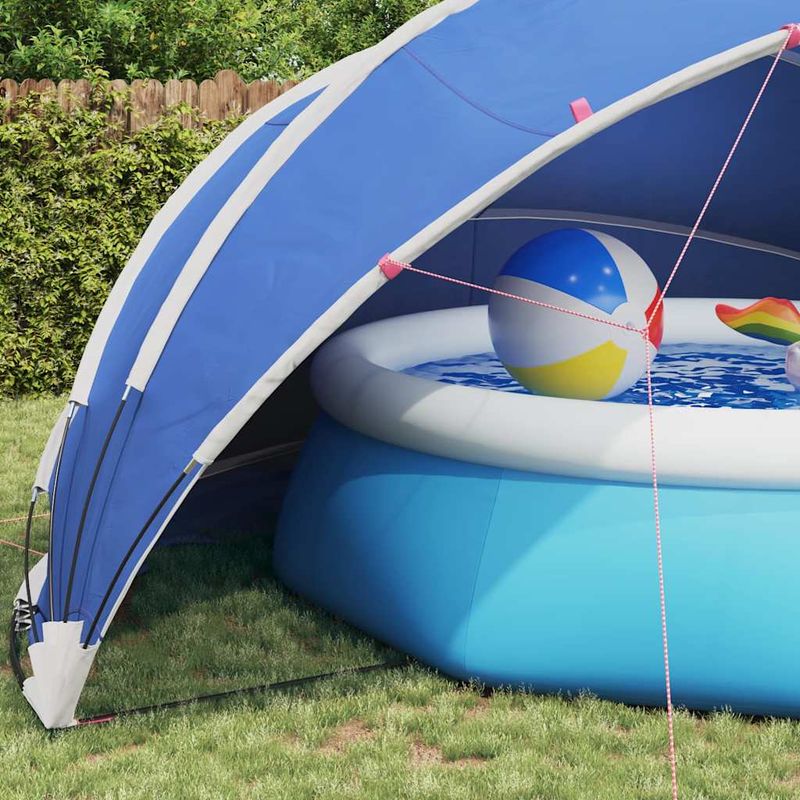 Casa si Gradina - Constructii - Scari si accesorii interioare - Alte accesorii pentru piscine - Dom pentru piscina Manual albastru 546 x 516 x 250 cm - Infinity.ro