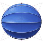 Casa si Gradina - Constructii - Scari si accesorii interioare - Alte accesorii pentru piscine - Dom pentru piscina Manual albastru 546 x 516 x 250 cm - Infinity.ro