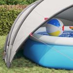 Casa si Gradina - Constructii - Scari si accesorii interioare - Alte accesorii pentru piscine - Dom pentru piscina Manual Gri si Portocalie 500 x 500 x 236 cm - Infinity.ro