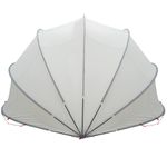 Casa si Gradina - Constructii - Scari si accesorii interioare - Alte accesorii pentru piscine - Dom pentru piscina Manual Gri si Portocalie 500 x 500 x 236 cm - Infinity.ro