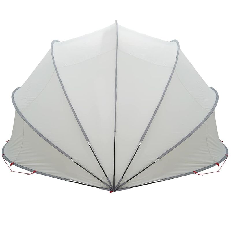 Casa si Gradina - Constructii - Scari si accesorii interioare - Alte accesorii pentru piscine - Dom pentru piscina Manual Gri si Portocalie 500 x 500 x 236 cm - Infinity.ro