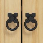 Casa si Gradina - Mobilier - Comode si corpuri - Corpuri bucatarie - Dulap cu raft cu usa Miere 80 x 46 x 81,5 cm Lemn de pin masiv - Infinity.ro