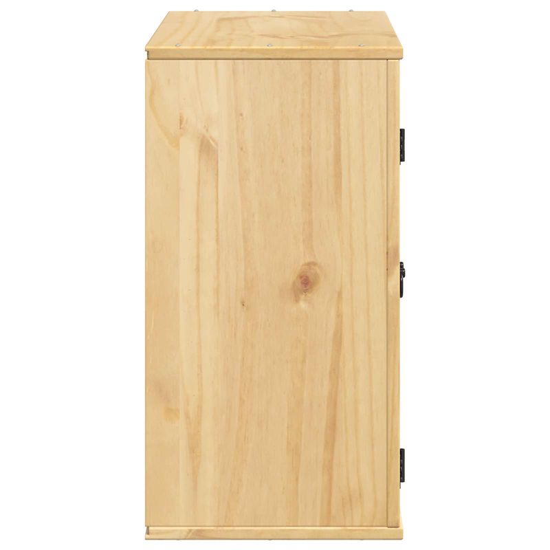 Casa si Gradina - Mobilier - Comode si corpuri - Corpuri bucatarie - Dulap cu raft cu usa Miere 60 x 32 x 40 cm Lemn de pin masiv - Infinity.ro