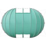 Casa si Gradina - Constructii - Scari si accesorii interioare - Alte accesorii pentru piscine - Cort pentru piscina Verde 538 x 440 x 204 cm - Infinity.ro