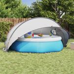 Casa si Gradina - Constructii - Scari si accesorii interioare - Alte accesorii pentru piscine - Dom pentru piscina Manual Gri si Portocalie 405 x 405 x 192 cm - Infinity.ro