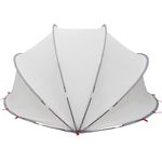 Casa si Gradina - Constructii - Scari si accesorii interioare - Alte accesorii pentru piscine - Dom pentru piscina Manual Gri si Portocalie 405 x 405 x 192 cm - Infinity.ro