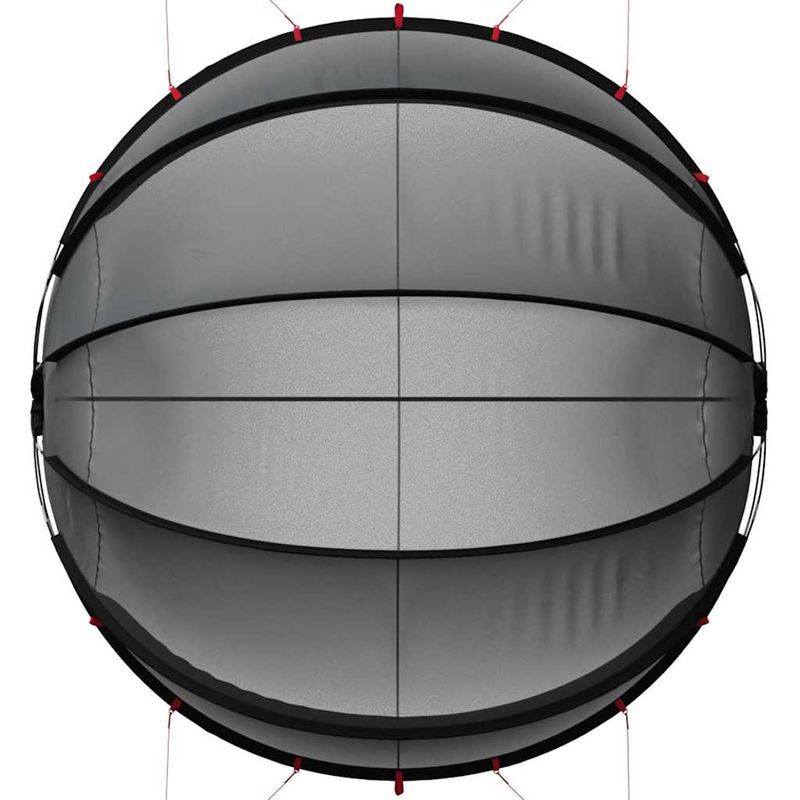 Casa si Gradina - Constructii - Scari si accesorii interioare - Alte accesorii pentru piscine - Dom pentru piscina Manual Negru 336 x 322 x 160 cm - Infinity.ro